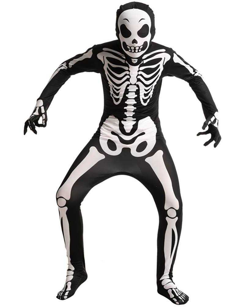 Skeleton Second Skin Kids Costume