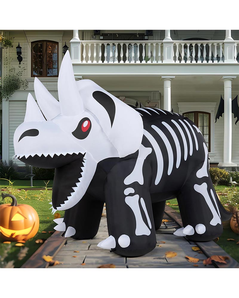Skeleton Triceratops Inflatable Decoration 2.4m