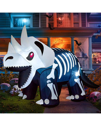 Skeleton Triceratops Inflatable Decoration 2.4m