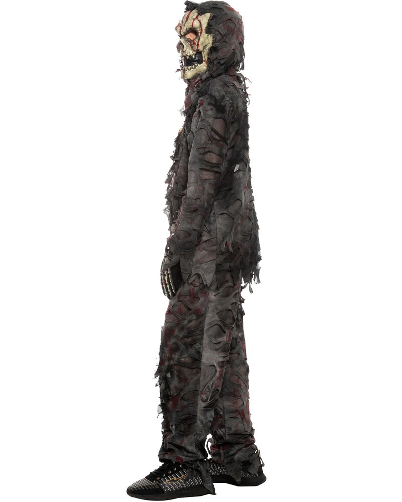 Skeleton Zombie Complete Boys Costume