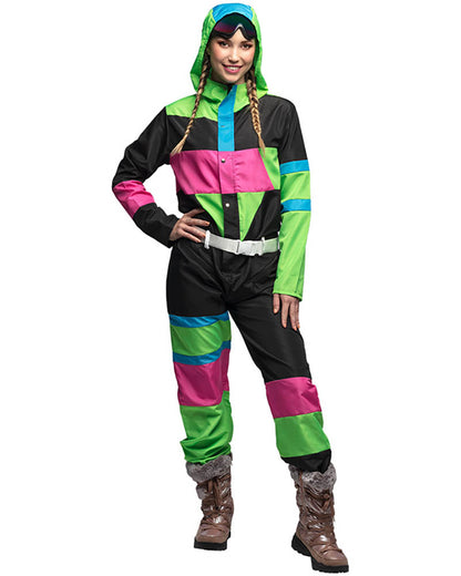 Ski Suit 80s Babe Womens Costume