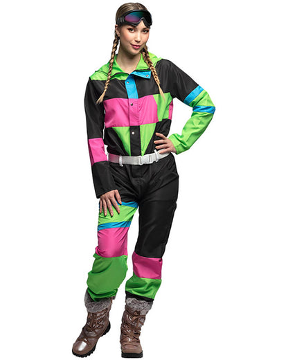 Ski Suit 80s Babe Womens Costume