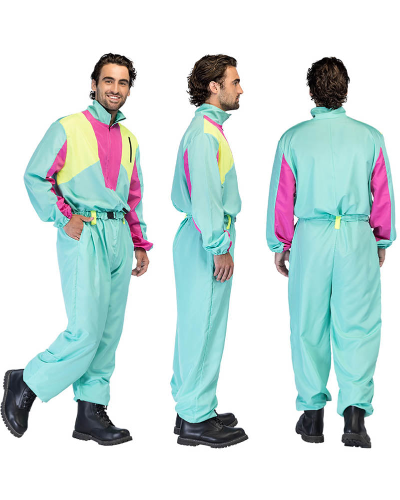 Ski Suit Snow Blizzard Dude UV Mens Costume
