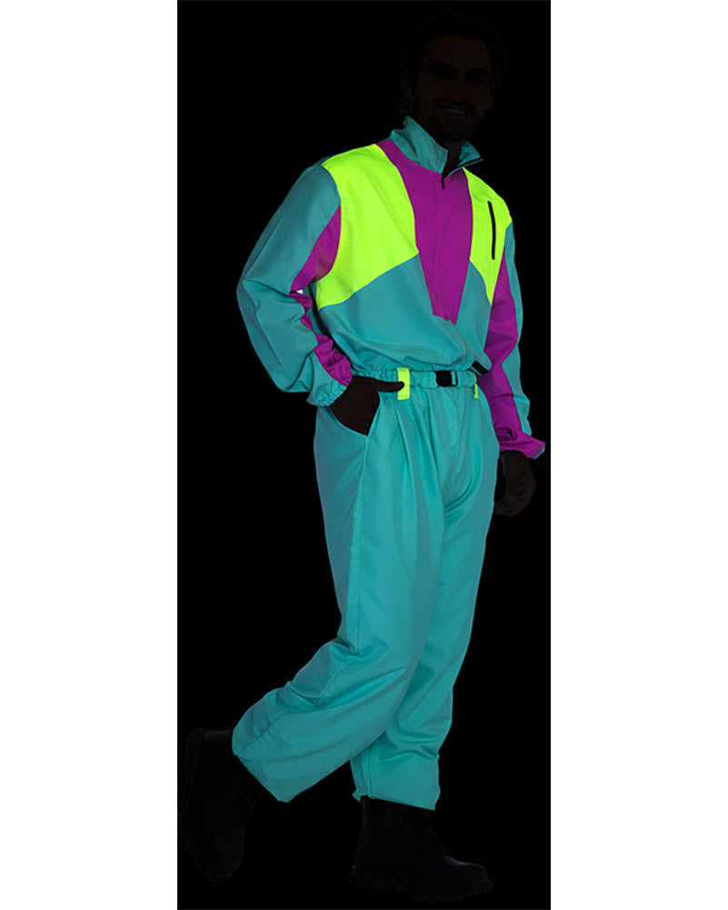 Ski Suit Snow Blizzard Dude UV Mens Costume