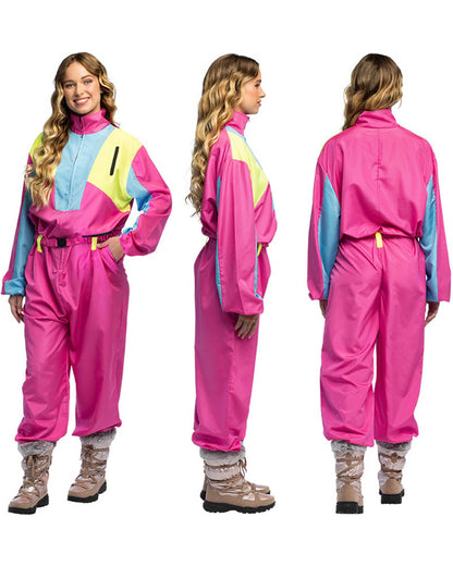Ski Suit Snow Glow Babe UV Womens Costume