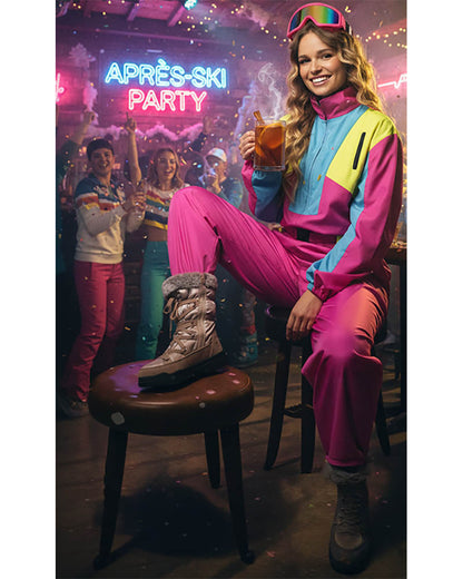 Ski Suit Snow Glow Babe UV Womens Costume