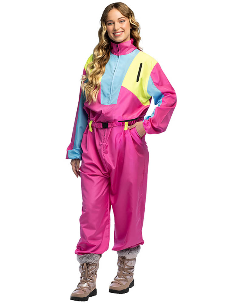 Ski Suit Snow Glow Babe UV Womens Costume