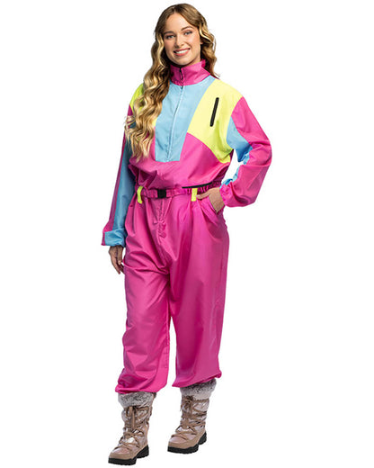 Ski Suit Snow Glow Babe UV Womens Costume