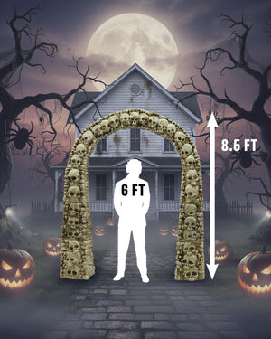 Skull and Bones Archway Decoration 2.6m