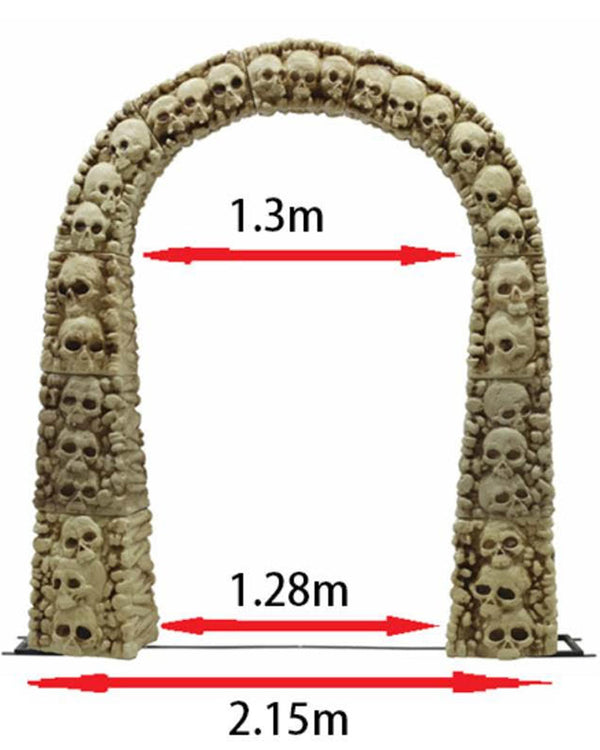 Skull and Bones Archway Decoration 2.6m