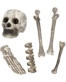 Skull and Bones Pack of 6 For Halloween