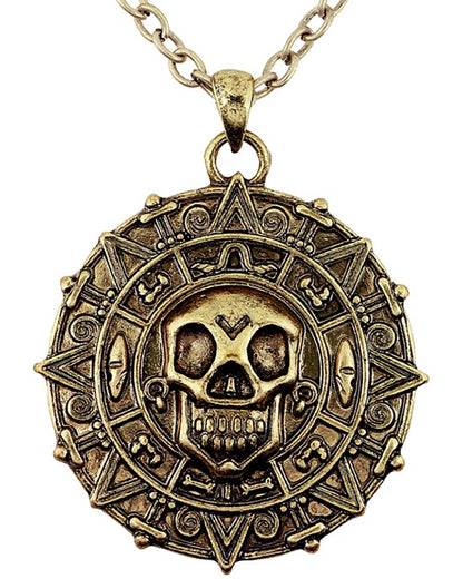 Skull Compass Necklace
