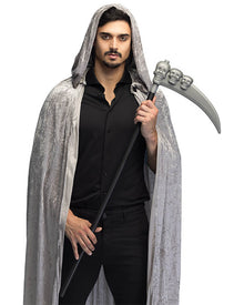 Skull Scythe Halloween Prop 103cm
