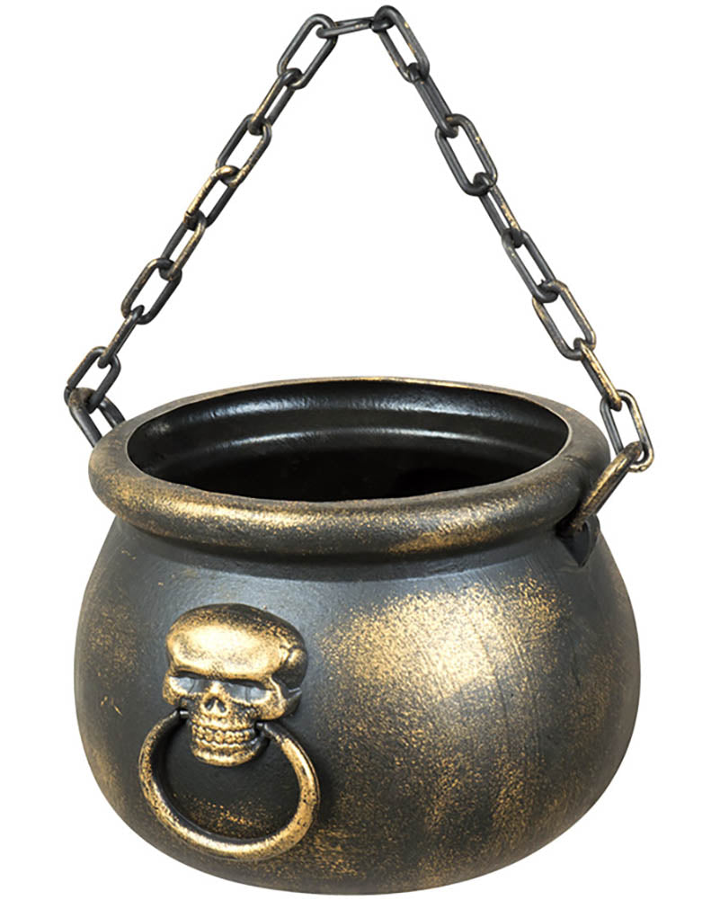 Skull Spell Cauldron For Halloween
