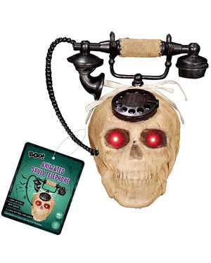 Skull Telephone Animatronic 22cm