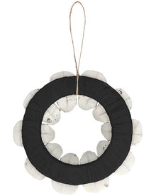 Skulls Wreath 35cm For Halloween