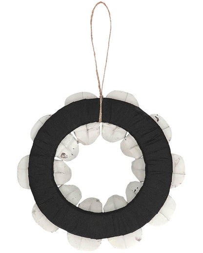 Skulls Wreath 35cm For Halloween