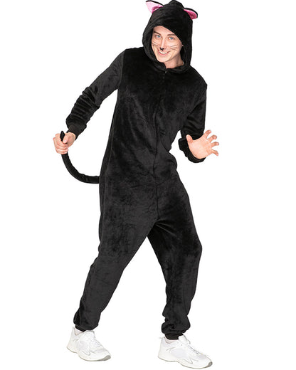Slinky Black Cat Plus Size Adults Book Week Costume