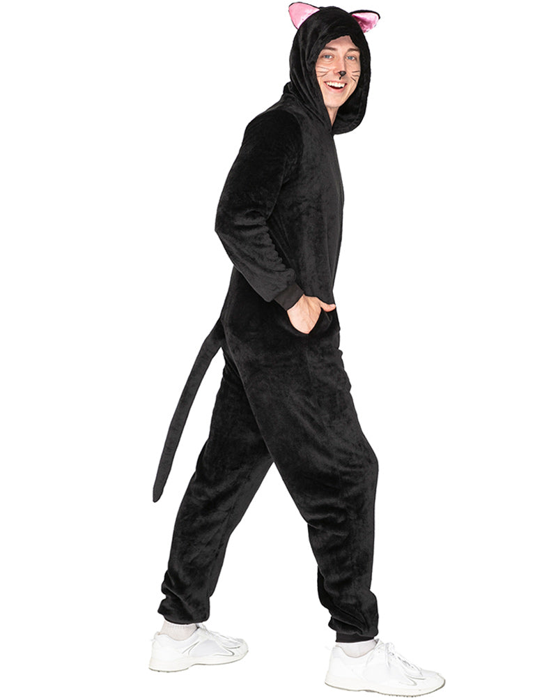 Slinky Black Cat Plus Size Adults Book Week Costume