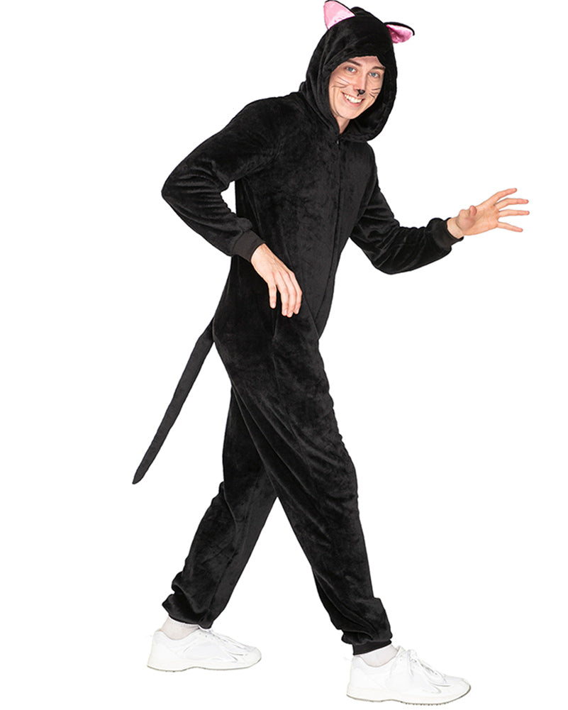 Slinky Black Cat Plus Size Adults Book Week Costume