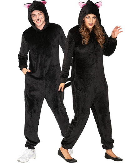 Slinky Black Cat Plus Size Adults Book Week Costume