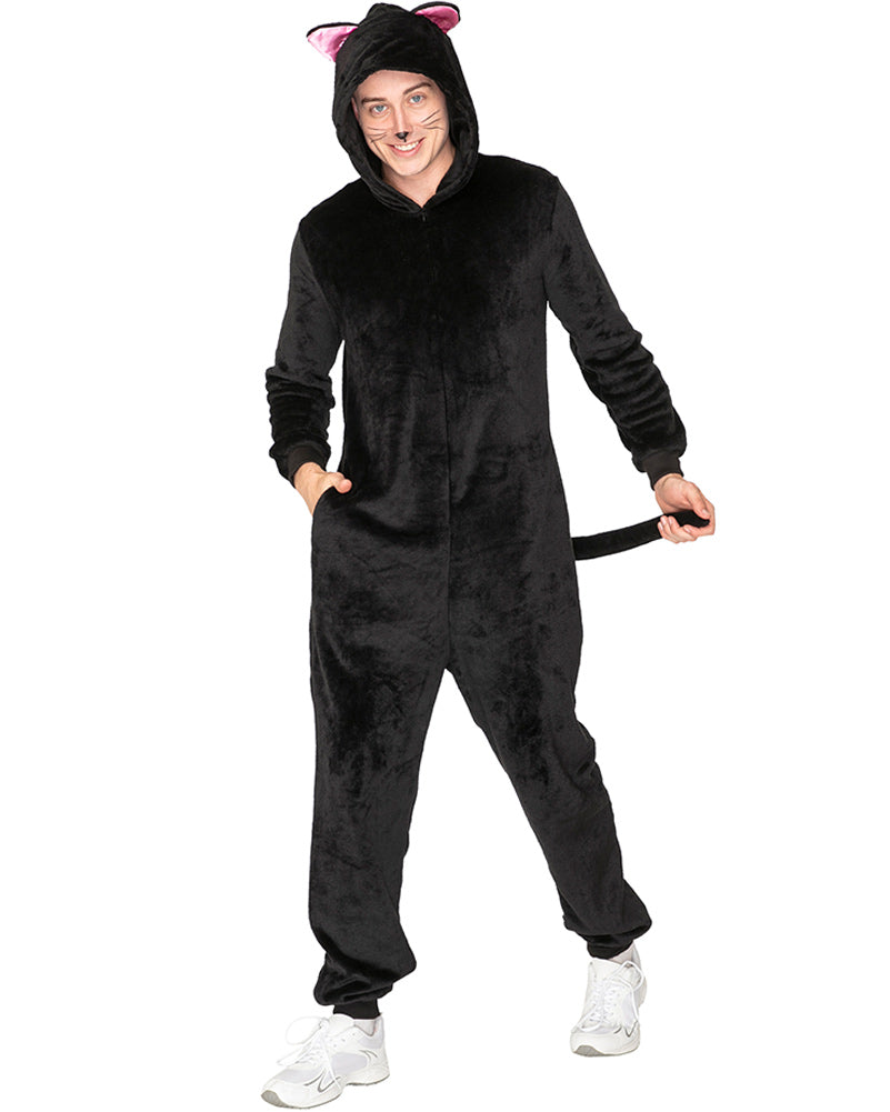 Slinky Black Cat Plus Size Adults Book Week Costume