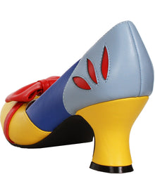 Snow Heel Pump with Bow Womens Shoes