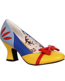 Snow Heel Pump with Bow Womens Shoes