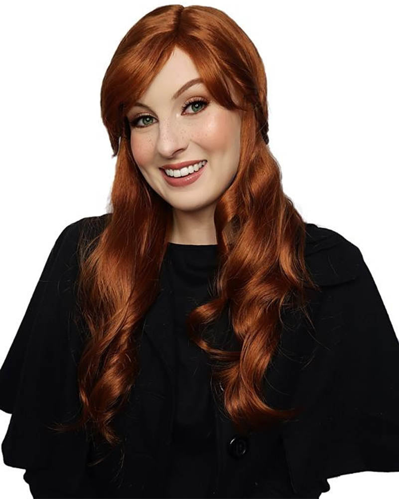 Snow Sister Deluxe Long Auburn Wig
