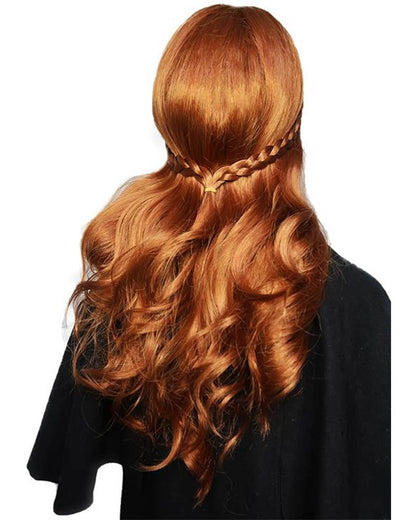 Snow Sister Deluxe Long Auburn Wig