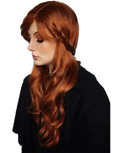 Snow Sister Deluxe Long Auburn Wig