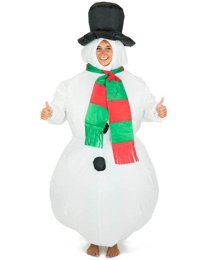 Snowman Inflatable Adult Costume