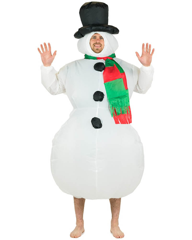 Snowman Inflatable Adult Costume