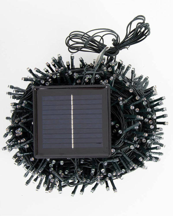 Solar Christmas Fairy Lights Multi Coloured 1000 Piece 69.9m