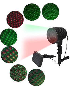 Christmas Solar Red and Green Motion Laser Dots