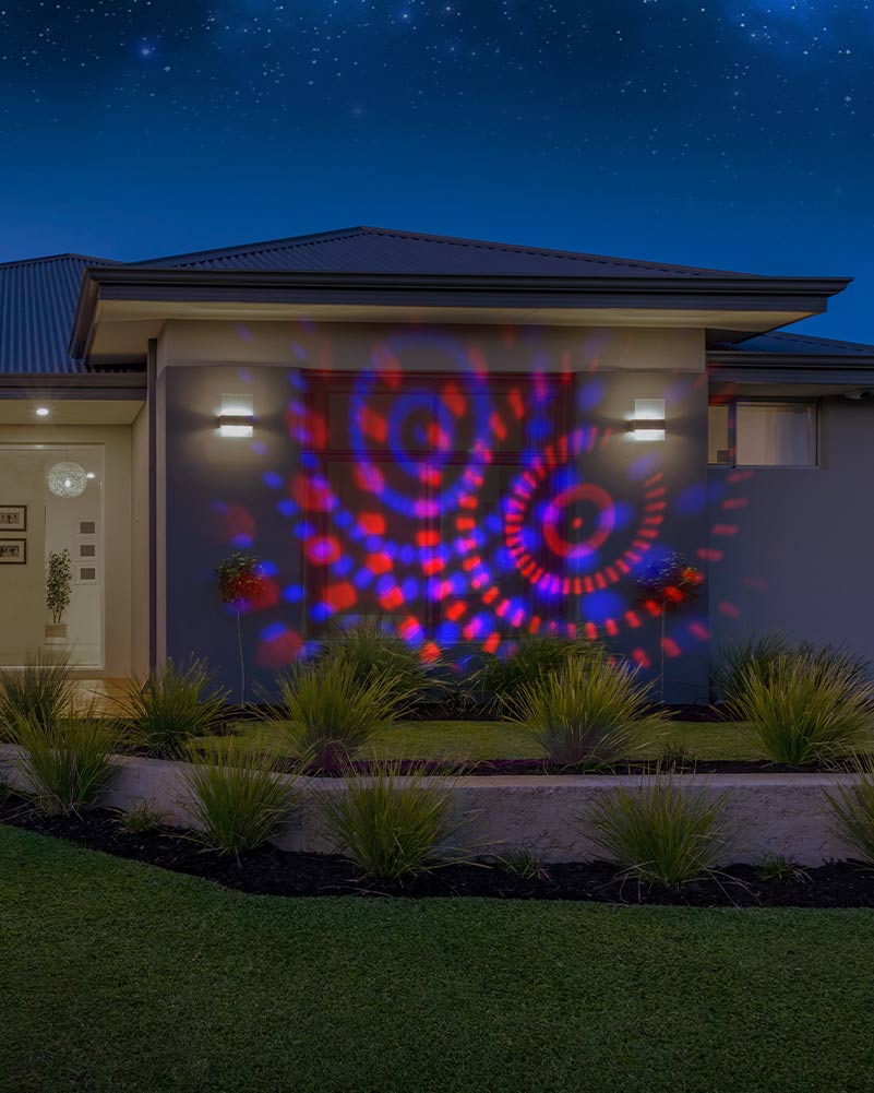 Red Green Blue Disco Projector Solar Laser Light