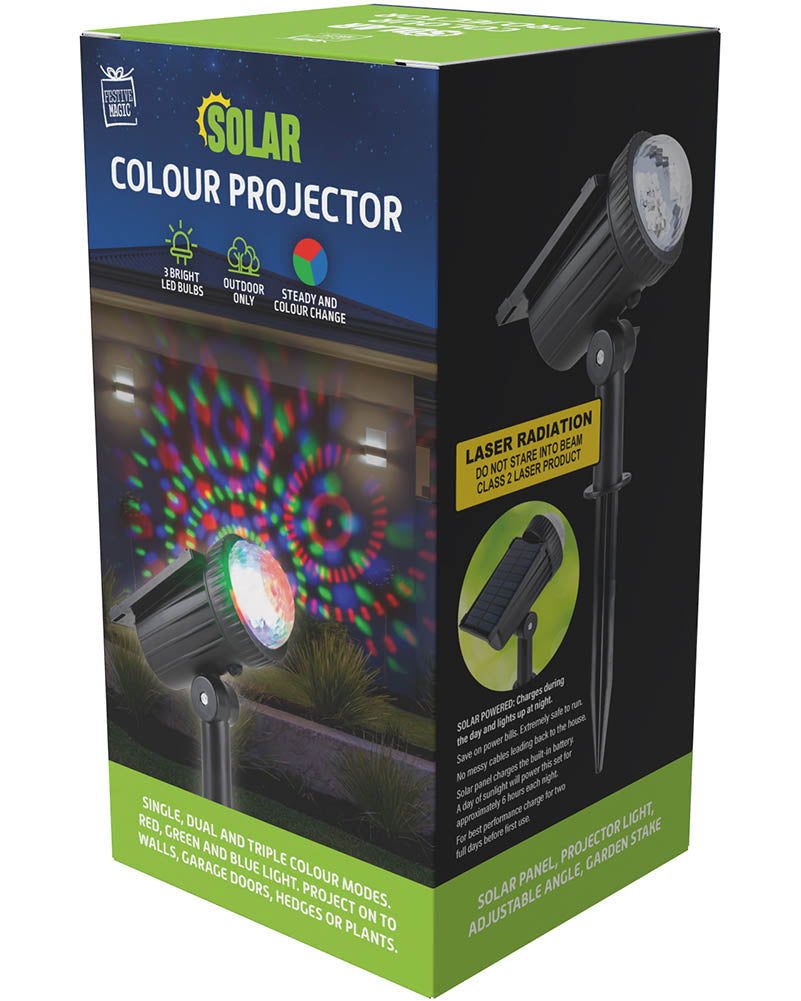 Red Green Blue Disco Projector Solar Laser Light