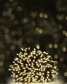 Solar Warm White 500 Piece LED Christmas Fairy Lights 39.9m