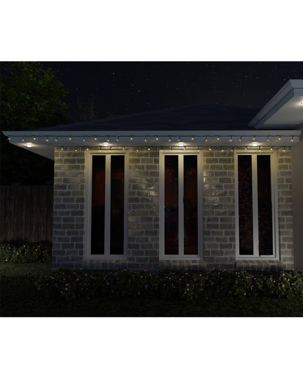 Solar Warm White 500 Piece LED Christmas Fairy Lights 39.9m