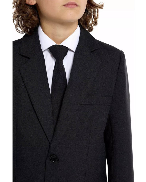 Solid Black Kids Suitmeister
