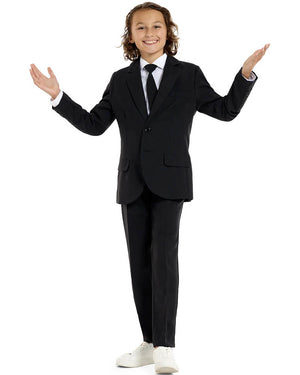 Solid Black Kids Suitmeister