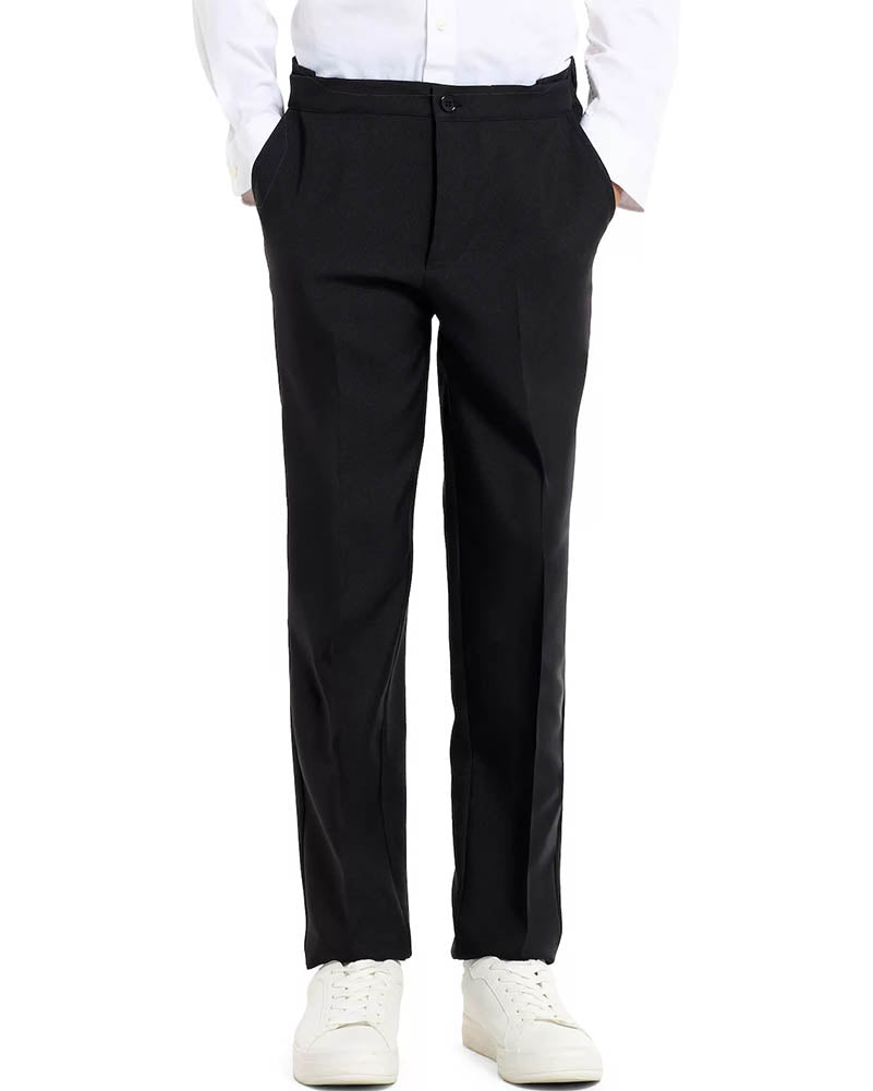 Solid Black Kids Suitmeister