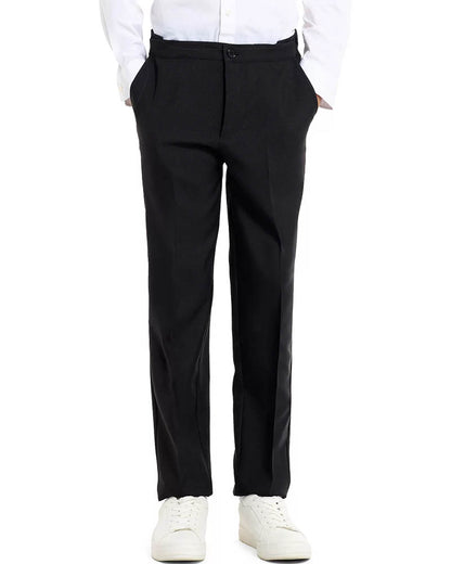 Solid Black Kids Suitmeister