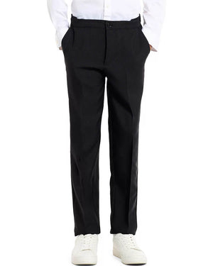 Solid Black Kids Suitmeister