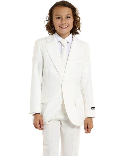 Solid White Kids Suitmeister