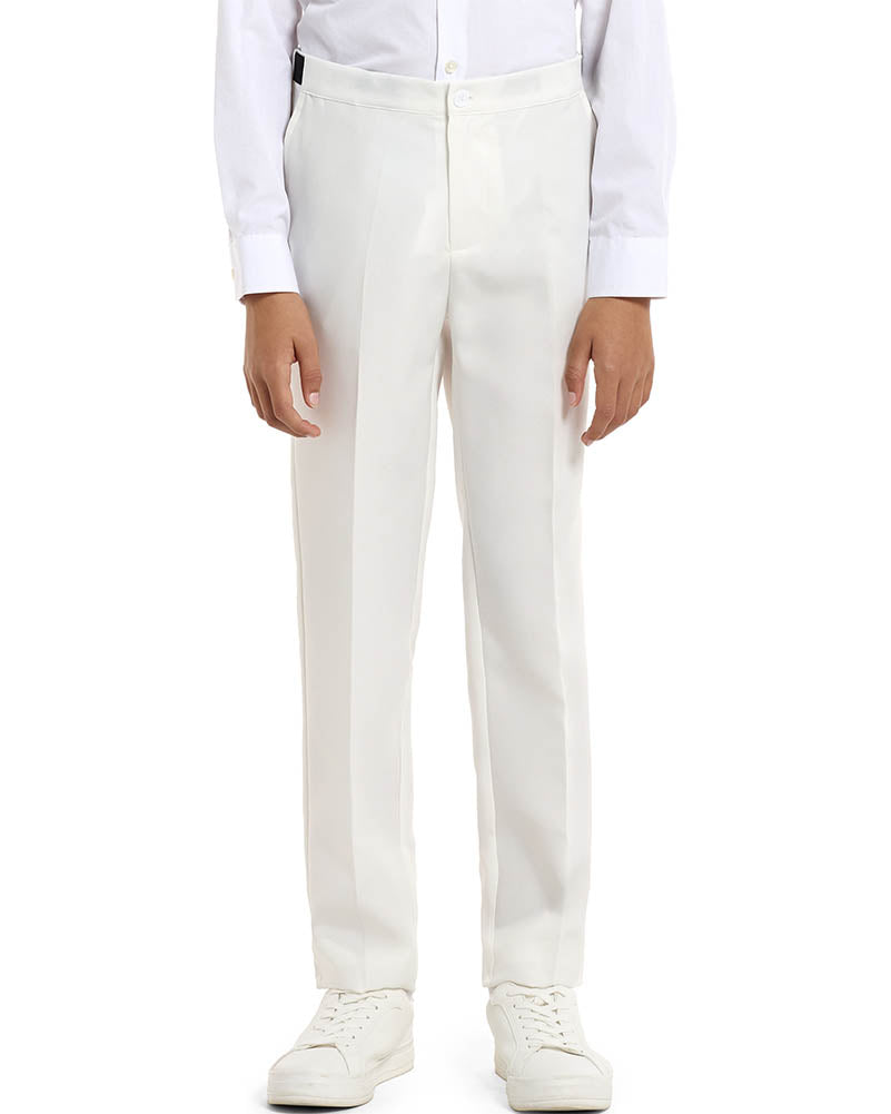 Solid White Kids Suitmeister