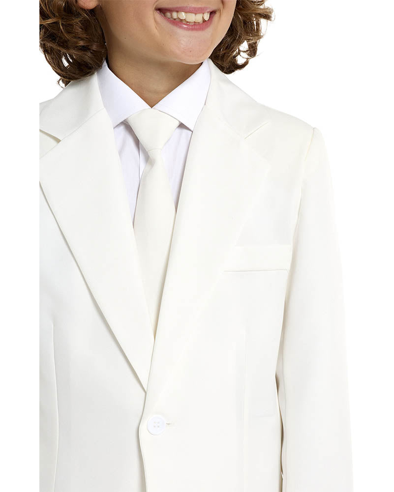 Solid White Kids Suitmeister