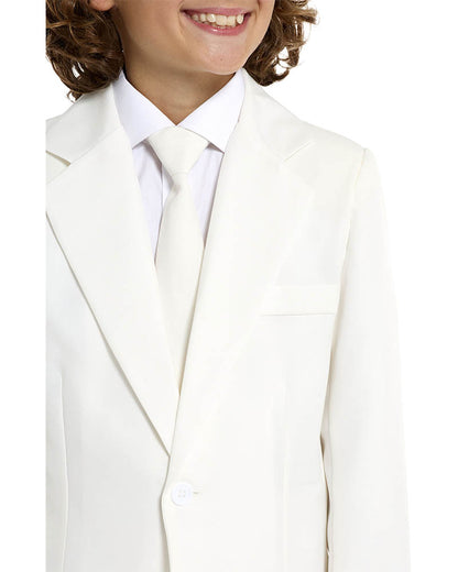 Solid White Kids Suitmeister