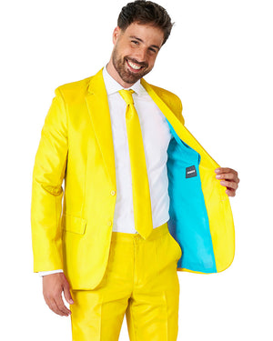 Solid Yellow Mens Suitmeister