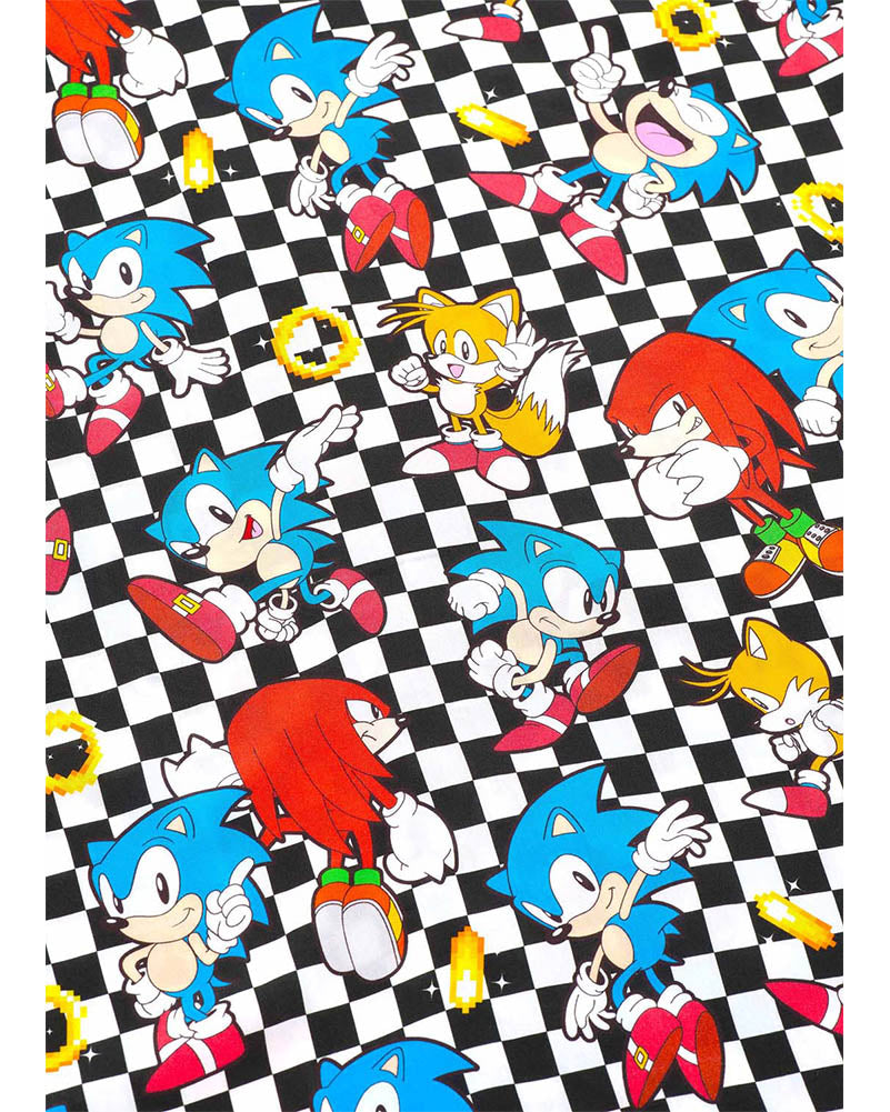 Sonic Retro Rings Mens Opposuit Summer Shirt